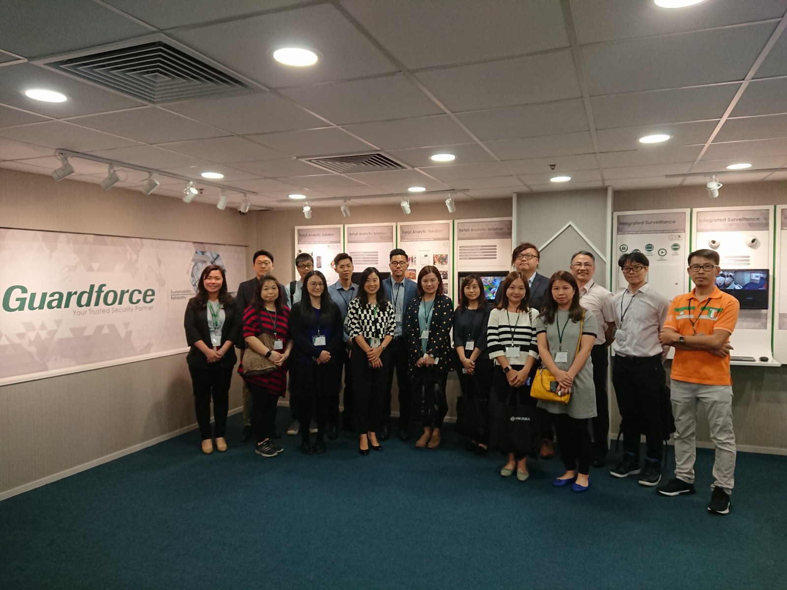 HKRMA member visit Guardforce 