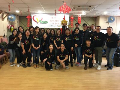 Guardforce’s V Team pre-celebrating Chinese New Year with the elderly